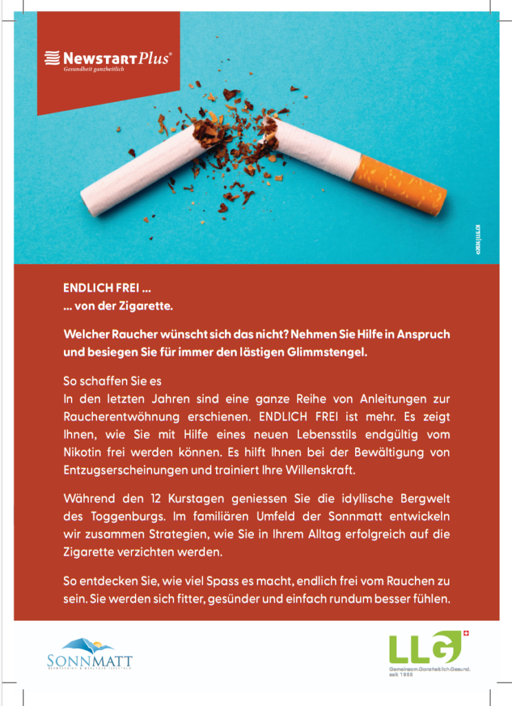 Endlich frei vom Rauchen