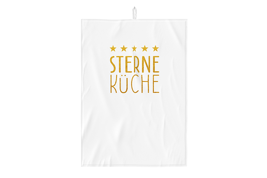 Geschirrtuch Fünf Sterne Küche