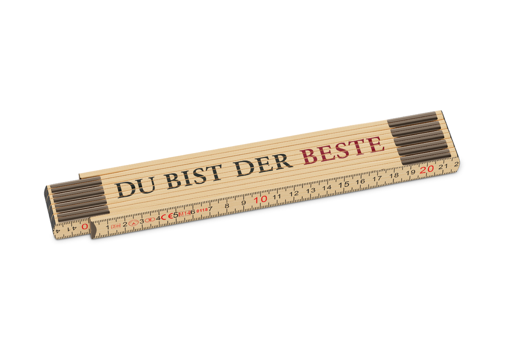 Zollstock Du bist der Beste